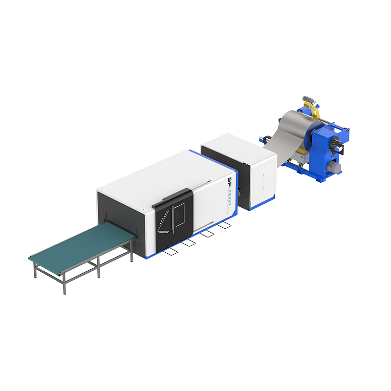 Coil Fed Fiber Laser Cutting Machine